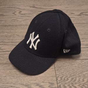 New Era Black Baseball Cap with White NY Logo Toddle-child